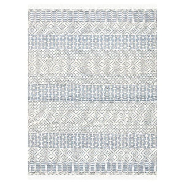 Safavieh 5 x 8 ft. Natura Rectangular Area Rug Blue & Ivory NAT902M-5 - main
